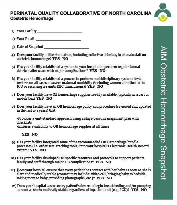 AIM OBH Snapshot